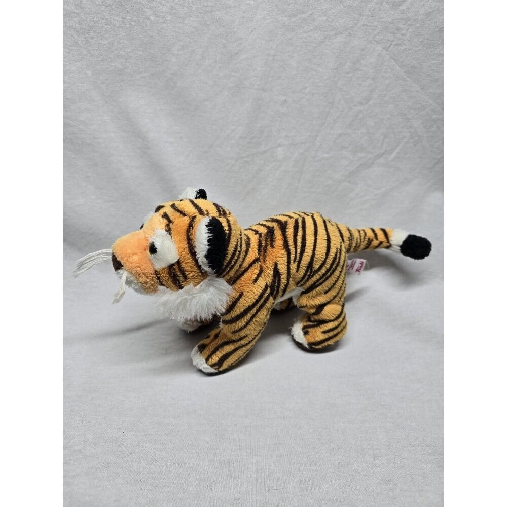 Trudi Plush Orange And Black Tiger Stuffed Animal Toy